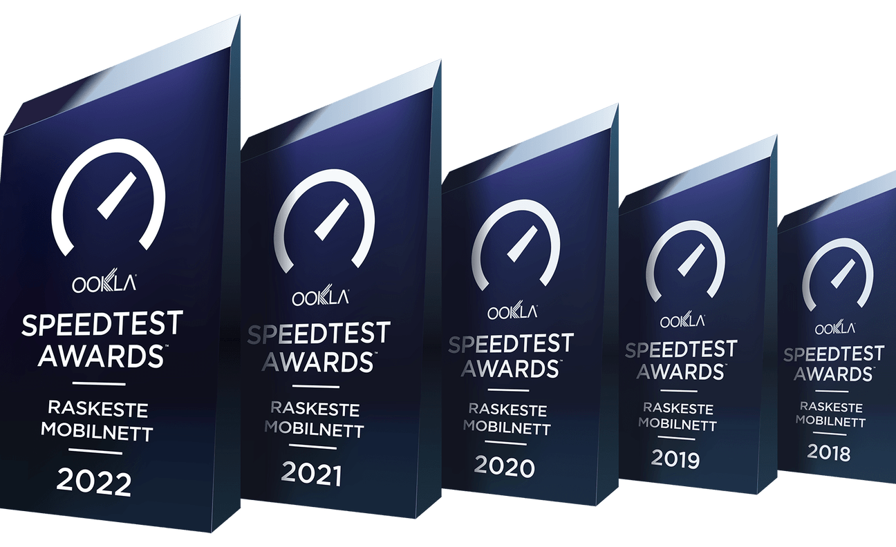 Norges raskeste mobilnett 5 år på rad