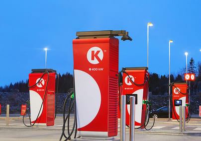 Circle K elbillading med Agricard