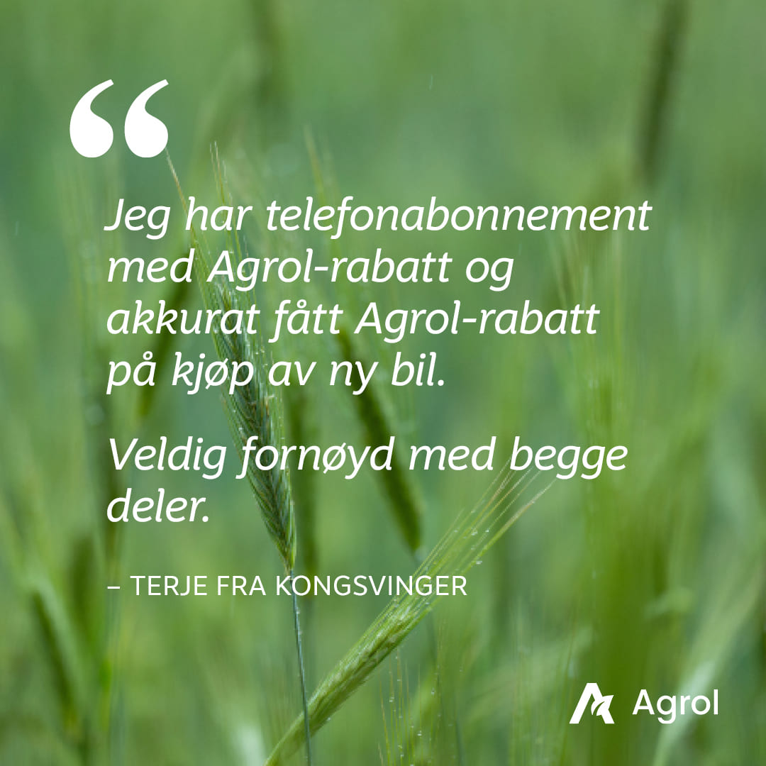 Agrol fordelsprogram, sitater fra brukere
