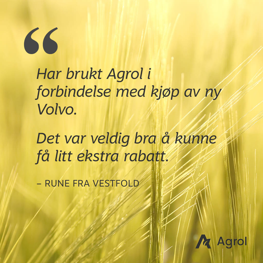 Agrol fordelsprogram, sitater fra brukere