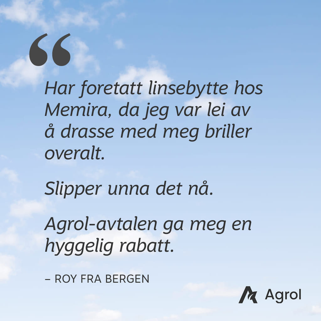 Agrol fordelsprogram, sitater fra brukere