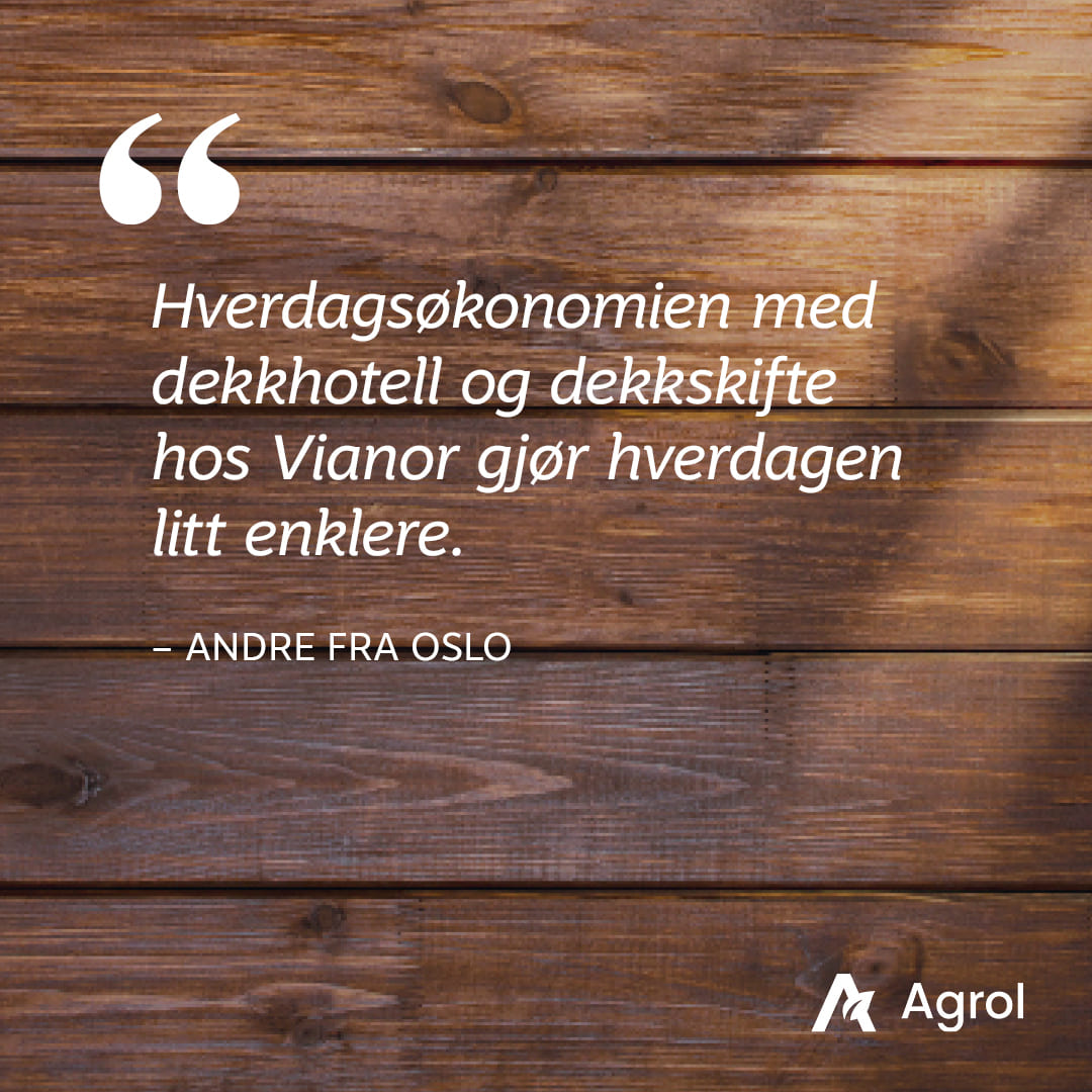 Agrol fordelsprogram, sitater fra brukere