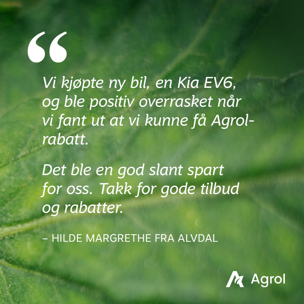 Agrol fordelsprogram, sitater fra brukere