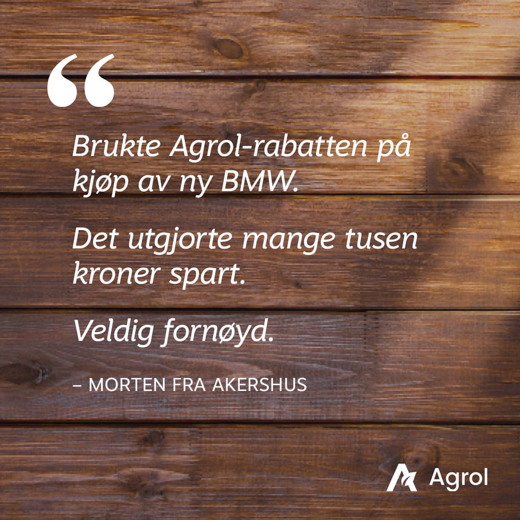 Agrol fordelsprogram, sitater fra brukere