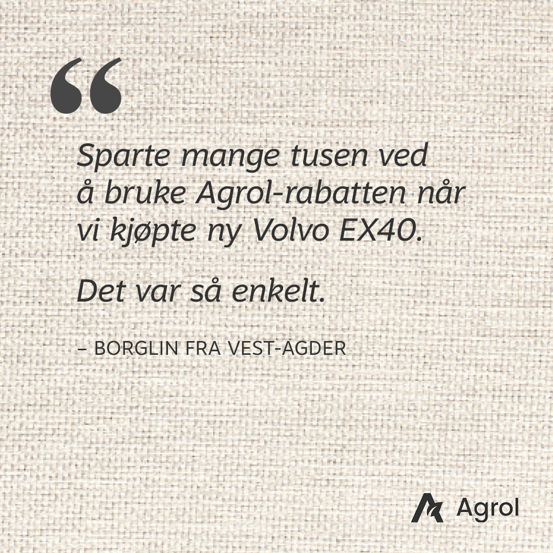 Agrol fordelsprogram, sitater fra brukere