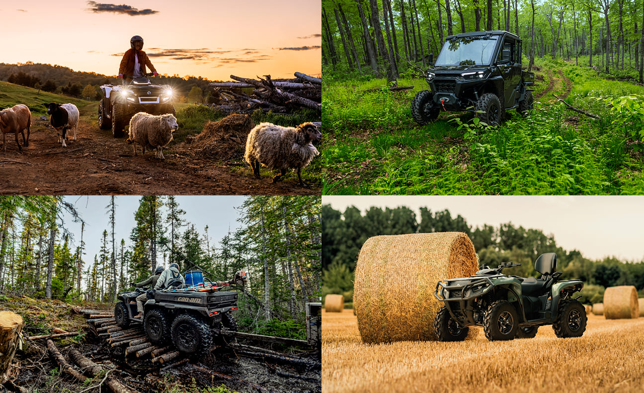 Can-Am: Kraftfulle ATV og SSV for landbruket