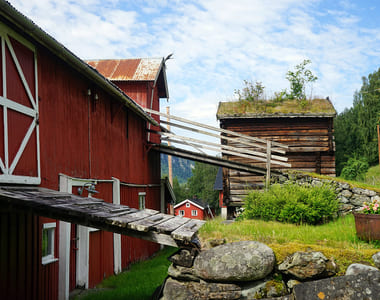 Vedldikehold av gårdsbygg