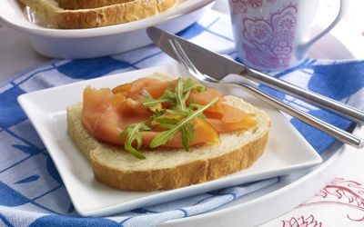 Dill- og sitronloff med røkelaks