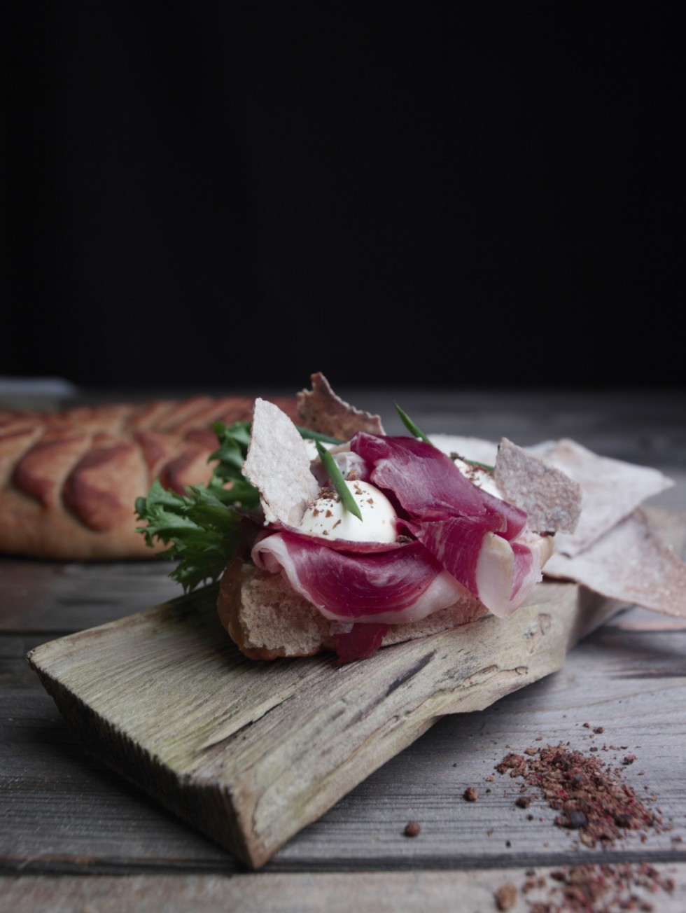 oppskrift på Smørbrød med fenalår