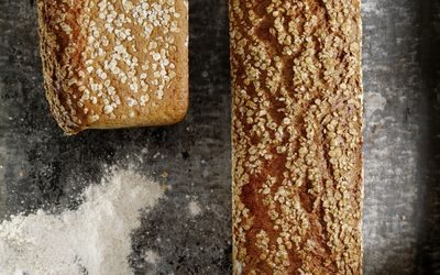 Grovbrød med bygg og havre