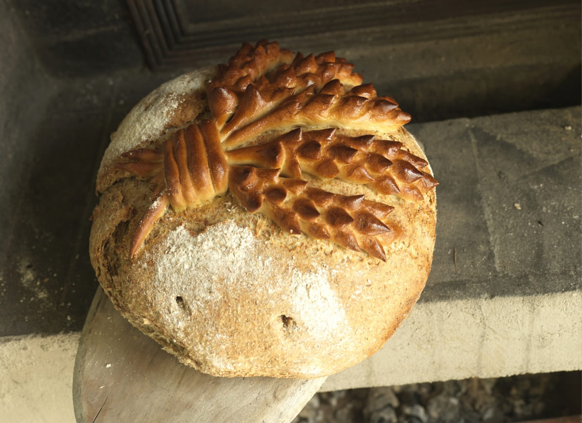 påskebrød med dekor