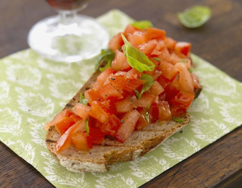 oppskrift på Tomatbruschetta