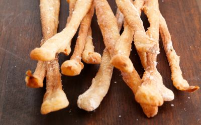 oppskrift på Brødpinner med pepper