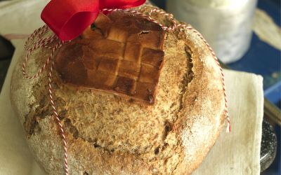 Brød pyntet til fest