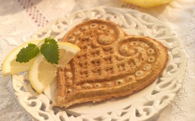 Oppskrift på Vafler med lemoncurd
