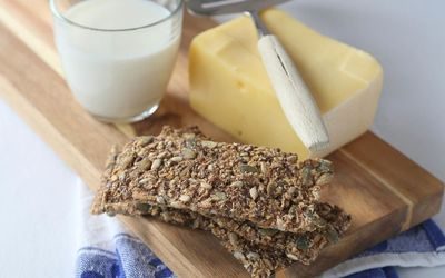 Knekkebrød med rug og kli