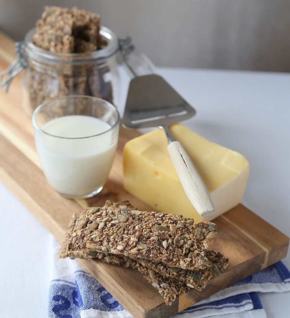 Knekkebrød med rug og kli