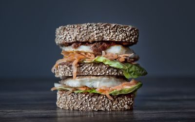 Sandwich med fiskekake