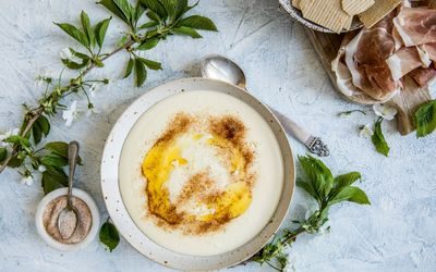 Rømmegrøt med spekemat