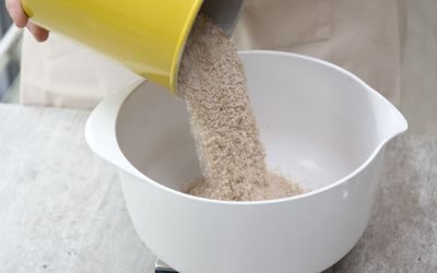 mel helles i bakebolle