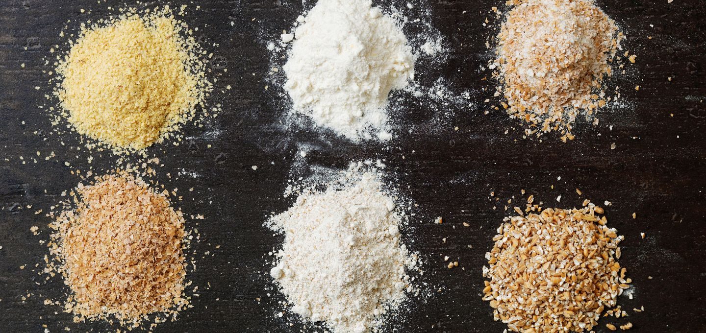hvetemel malt til ulik finhet
