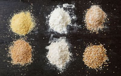 hvetemel malt til ulik finhet