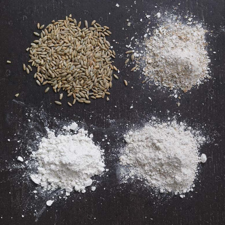 fire melsorter av rug