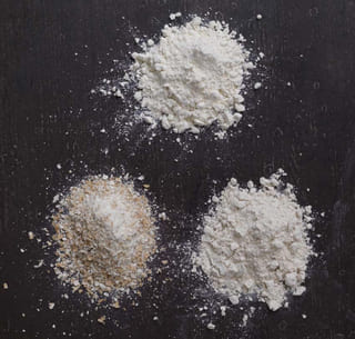 speltmel malt til ulik finhet