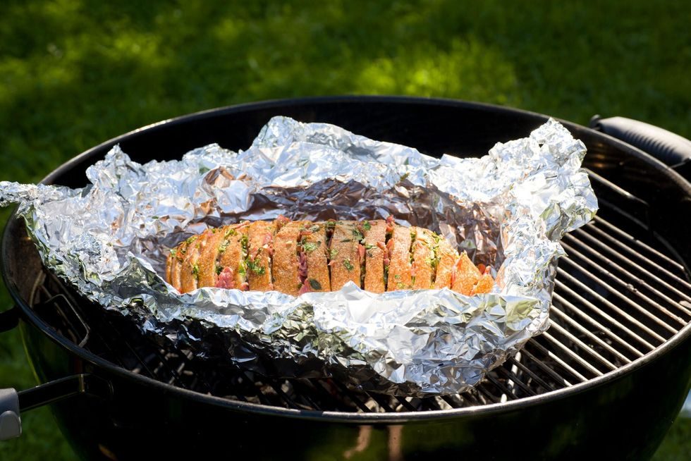 pull apart brød på grill