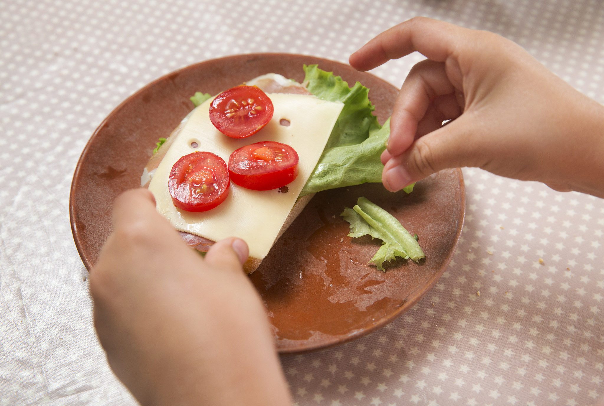 barn lager matpakke selv