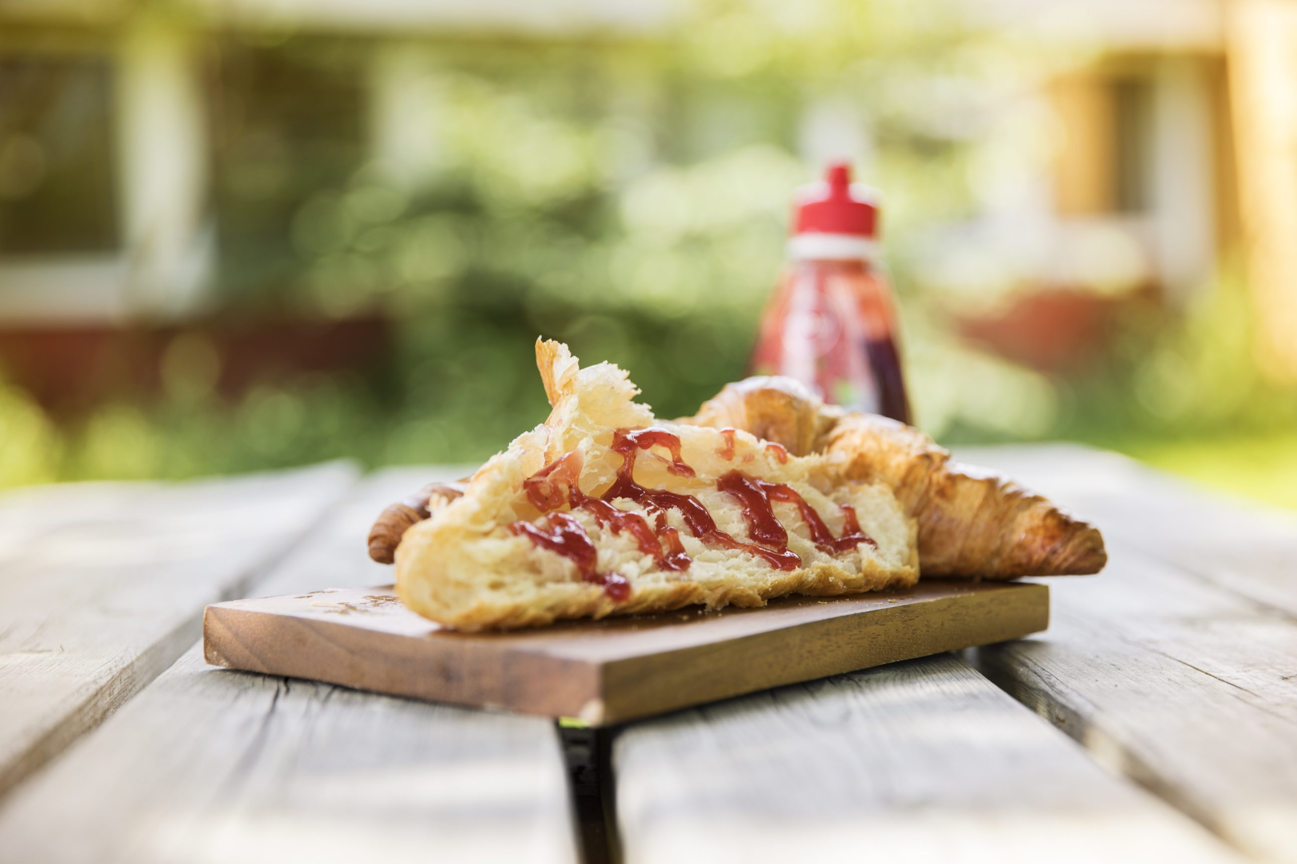 croissant med syltetøy