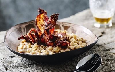 dagen-derpå-grøt med bacon