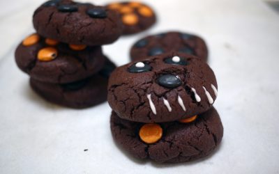 sjokoladecookies til halloween