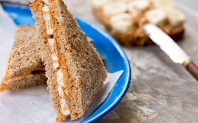 Blings med peanøttsmør og banan