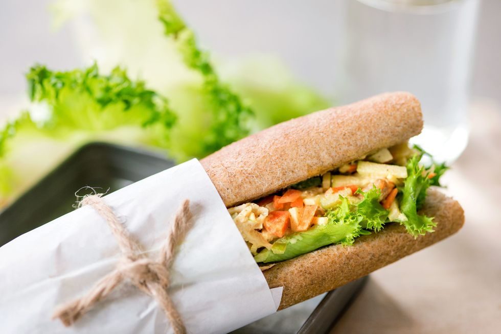 Bagett med kyllingsalat