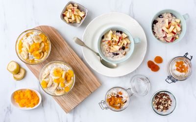 Kjøleskapsgrøt på tre ulike måter