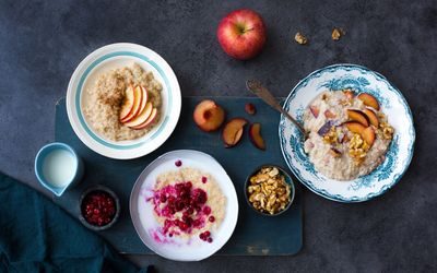 Havregrøt på tre ulike måter