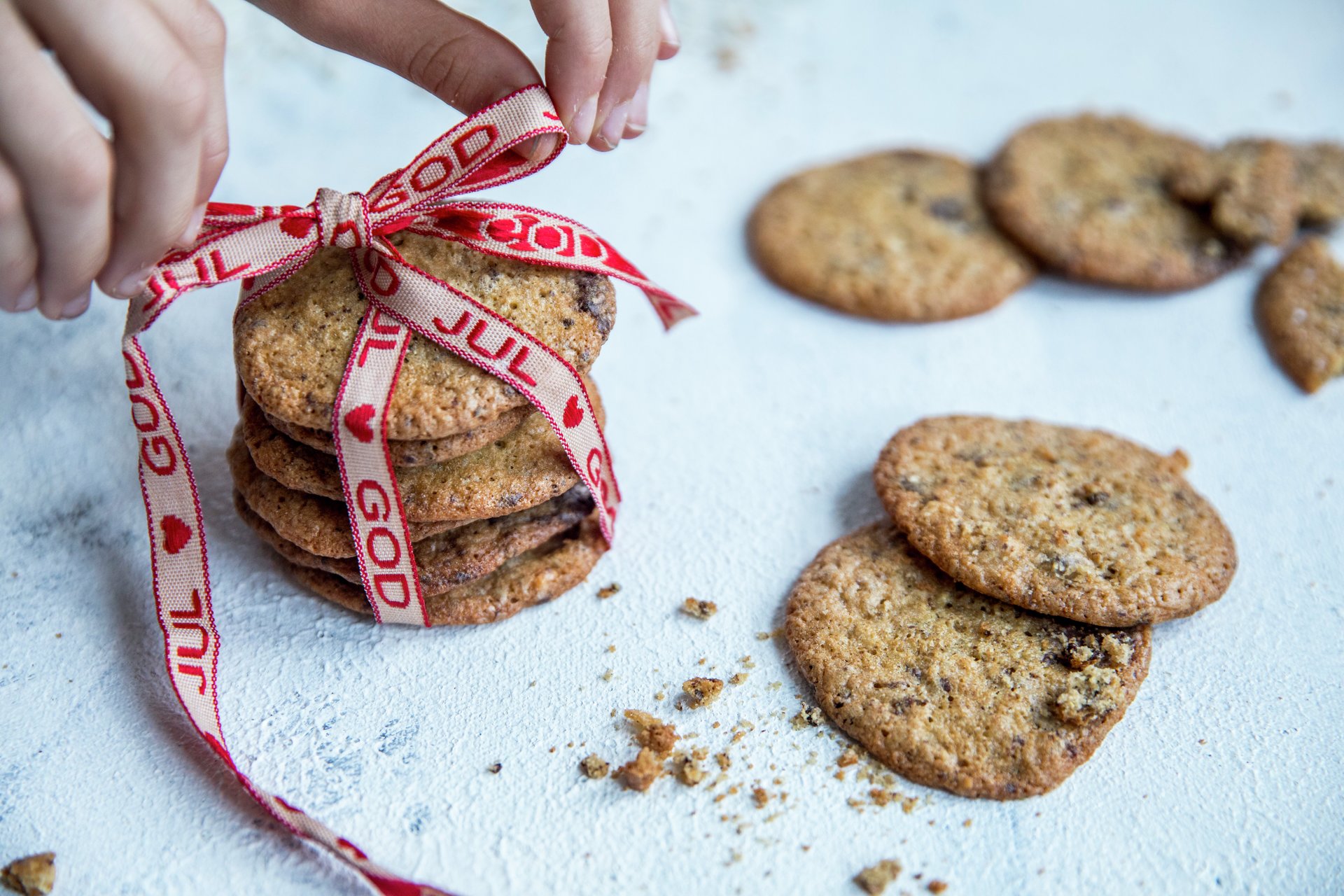 Barnas julekaker: byggcookies