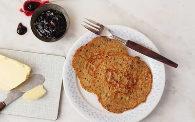 pannekake av brødrester