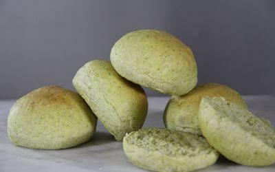 Grønne hamburgerbrød