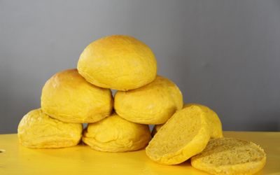 Gule hamburgerbrød