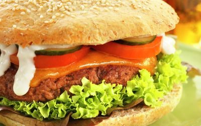 Hamburger til amerikansk barbecue