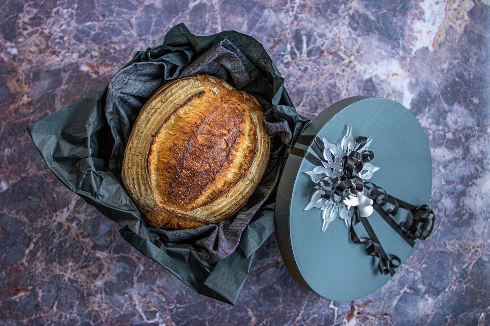 Brødgave til mannen: Surdeigsbrød