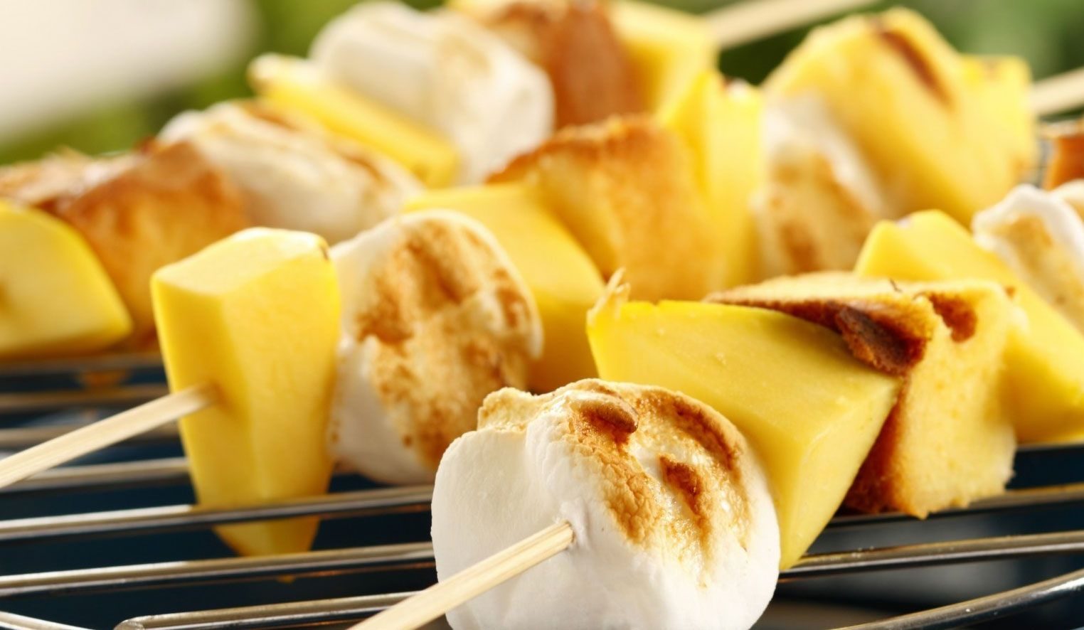 Dessertspyd er perfekt for grill-piknik