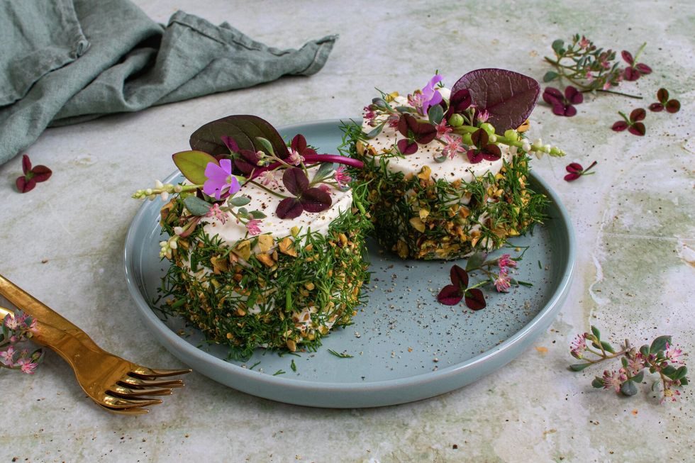 Smörgåstårta i porsjonsstykker