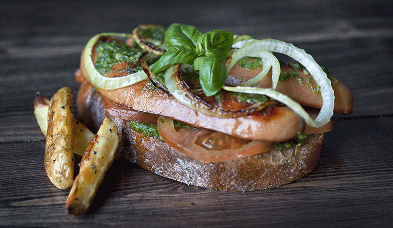 Billig middag: Middagsskive med pølse