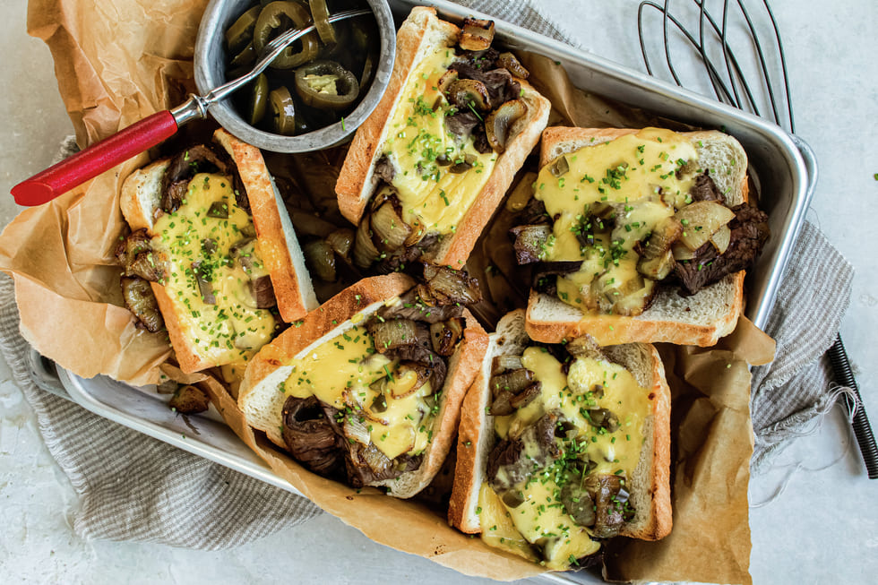 Philly steak sandwich