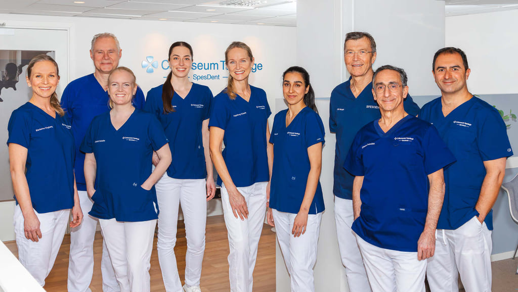 Spesialist teamet ved Colosseum Tannlege SpesDent
