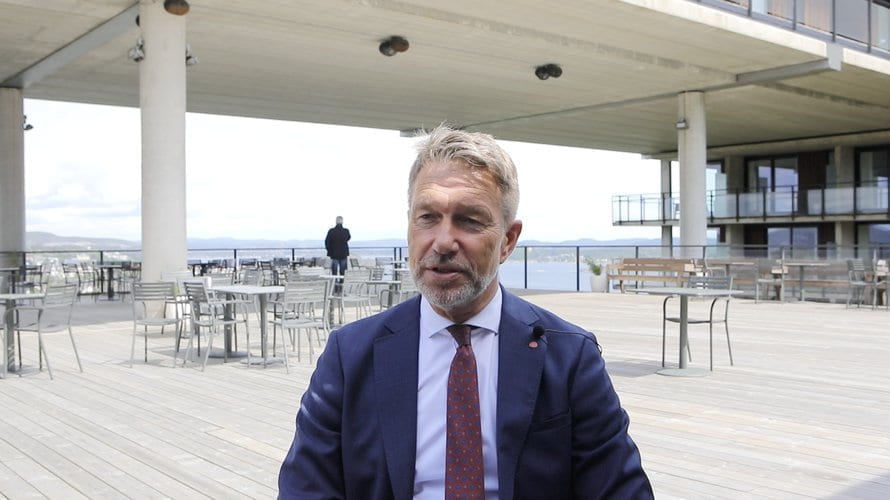 Terje Aasland på Distriktsenergis årskonferanse 2022