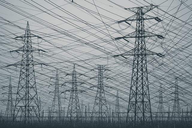 AI-generert bilde av strømnett